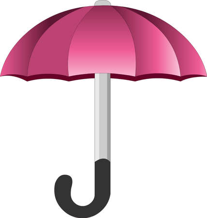 An bubbletop umbrella, in  linesのイラスト素材