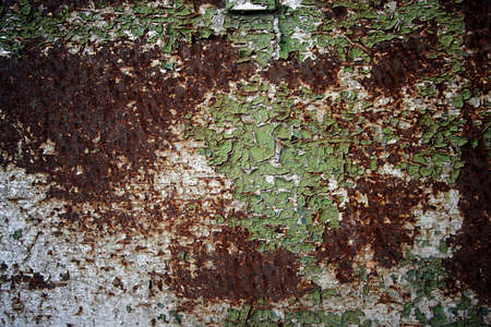 Rusty iron background, ruined by the years