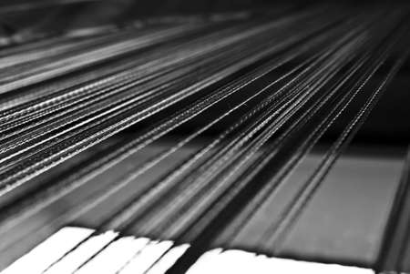 A lot of parallel lines on a contrasting backgroundの写真素材