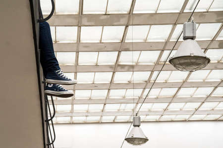 The person waiting for something, waitingの写真素材