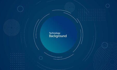 Abstract Technology Background. Technology Background Vector Illustrationのイラスト素材
