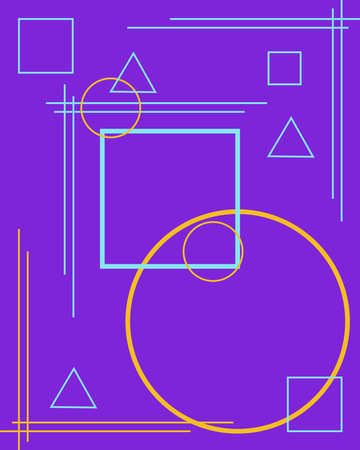 Modern abstract geometric background for wide use in creative worksのイラスト素材