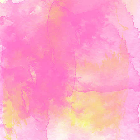 Abstract vector hand-drawn watercolor background. Colourful template. There is blank place for your text.のイラスト素材