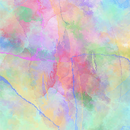 Abstract vector hand-drawn watercolor background. Colourful template. There is blank place for your text.の写真素材