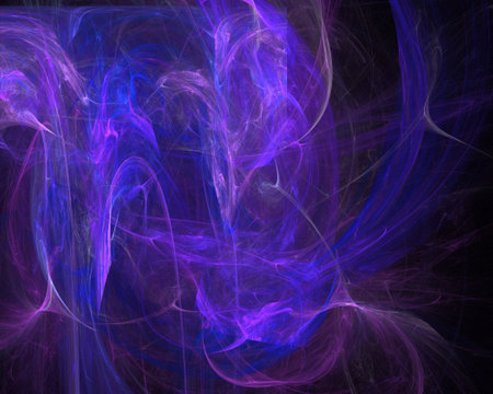 Mystical colored light effects. Footage on a black background for creative artsの写真素材