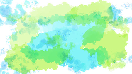 Hand drawn colored abstract watercolor background with paper textureのイラスト素材