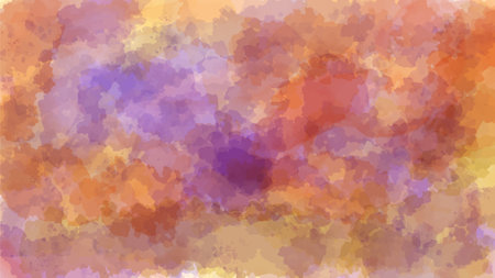 Hand drawn colorful watercolor background with paper texture. Template for creative designsのイラスト素材