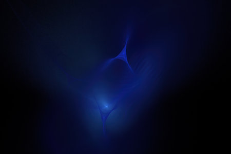 Crazy mystical coloured light effects. Incredible combinations of abstract light lines, fractal shapeの写真素材