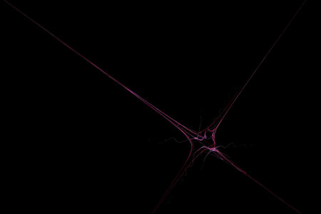 Crazy mystical coloured light effects. Incredible combinations of abstract light lines, fractal shapeの写真素材