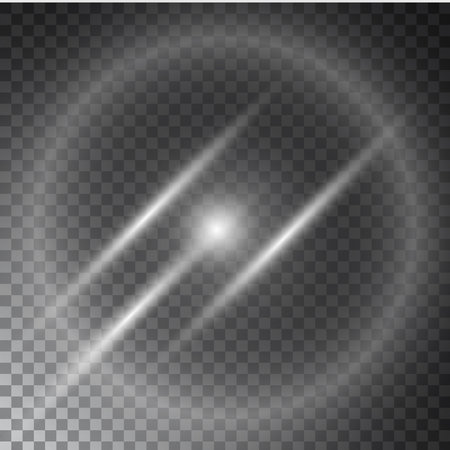 A collection of bright, shining stars and lens flares arranged in a dynamic pattern, creating a sense of energy and excitement. Perfect for adding a touch of glamour or sci-fi aesthetic to your designs.の写真素材