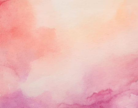 Watercolor hand painting colorful abstract background with paper textureのイラスト素材