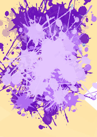 Light colored hand painting watercolor stain background. Original artistic footageのイラスト素材