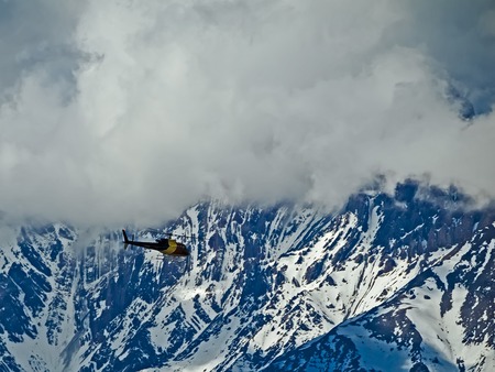 Muktinath, Nepal - March 17,2014: Rescue operation Nepalのeditorial素材