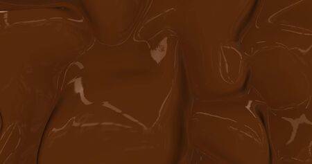 Liquid abstract white background. Smooth glossy texture 3D renderingの写真素材