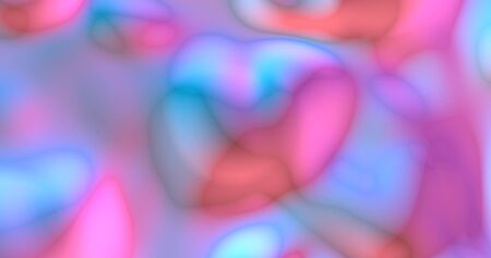 Neon background with fluorescent liquid colors. Ultraviolet abstract blue, purple, pink color. Virtual reality future design 3d render 3D illustrationの写真素材