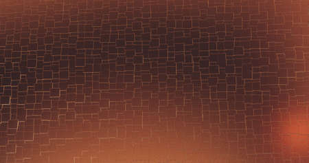 Abstract geometric rose golden backgroundfoil tiles texture seamless loop background 3D renderinging...