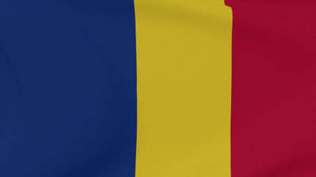 flag Romania patriotism national freedom , 3D illustrationの写真素材