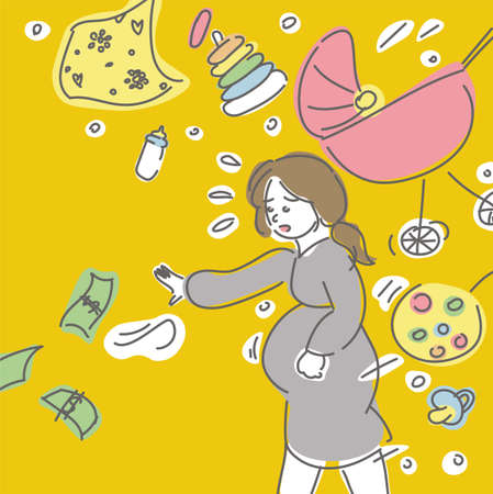 Baby expenses. Struggling pregnant single mom. Tough life situation: no partner, no income....