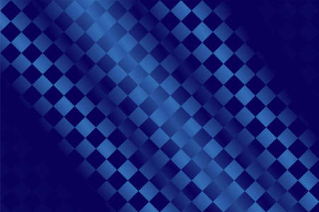 Abstract blue diamond banner background.のイラスト素材