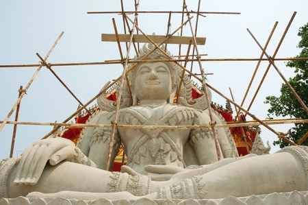 Buddha under construction