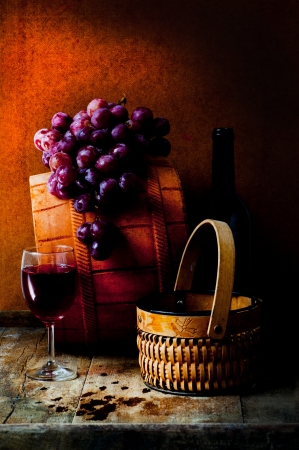 still life with Grapesの写真素材