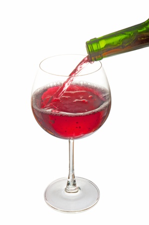 Pouring wine の写真素材