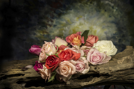 still life Photography with flowerの写真素材