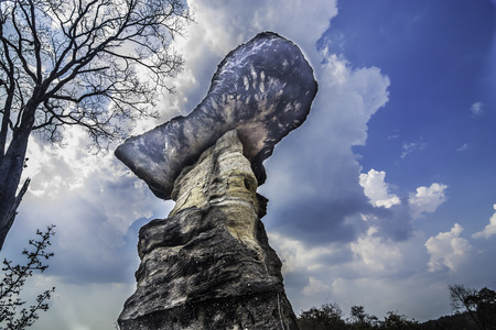 sandstone pillarsの写真素材