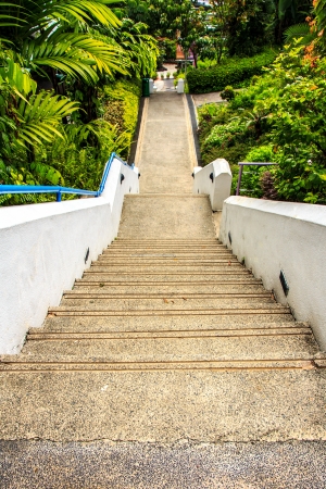 Walking up and down the sentosa Singaporeのeditorial素材