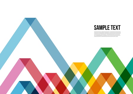 Abstract Colorful Triangle Pattern   Background , Cover , Layout , Magazine, Brochure , Poster , Website , Namecard , etc のイラスト素材