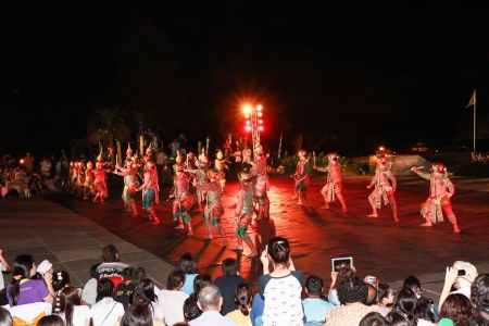 Khon or Thai masked danceのeditorial素材