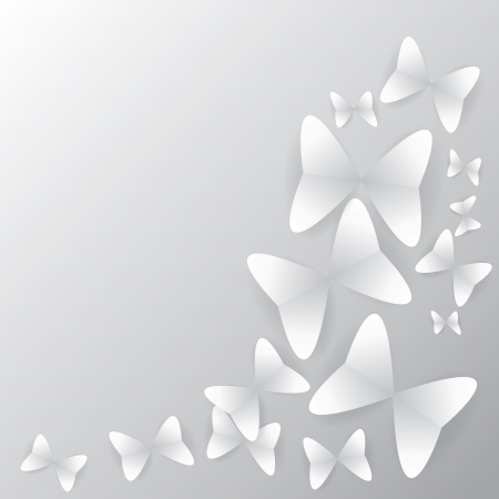 butterfly background with shadow, created by vectorのイラスト素材