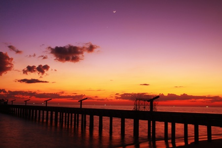 After sunset の写真素材