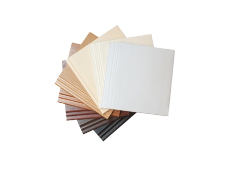Sort of Plastic sheet on whte background 
