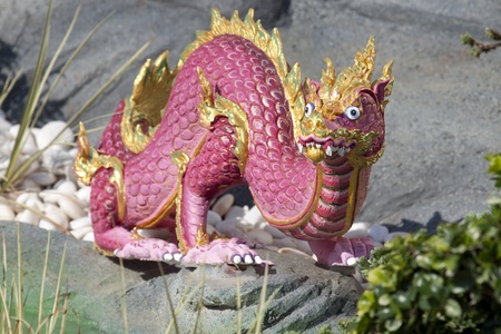 Statues of Hayra Pod  animals in Thai literatureの写真素材