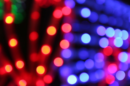 Beautiful bokeh background light from the lamp in festivalsの写真素材