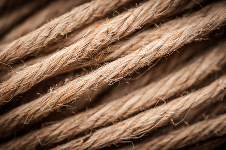Thick strong rope sold in the open market. Can use for backgroundの写真素材