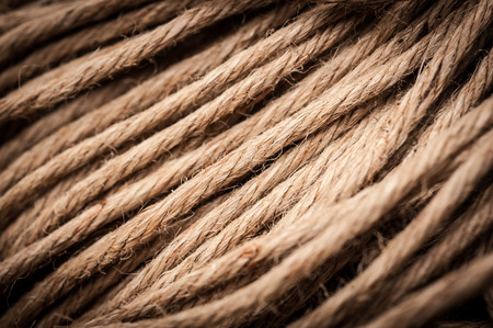 Thick strong rope sold in the open market. Can use for backgroundの写真素材