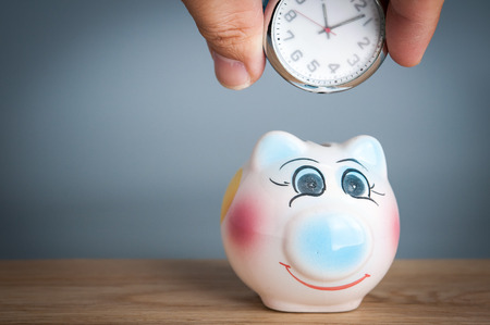 Time, Savings, Time is Money.の写真素材