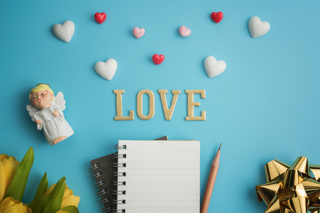 Happy Valentines Day background.Saint Valentine's Day concept. Can be used for celebrations valentines day.の写真素材