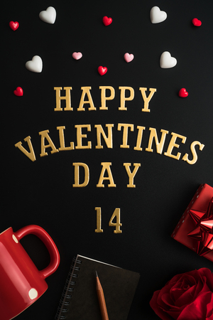 Happy Valentines Day background.Saint Valentine's Day concept. Can be used for celebrations valentines day.の写真素材