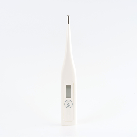 Medical thermometer isolated on white background.の写真素材