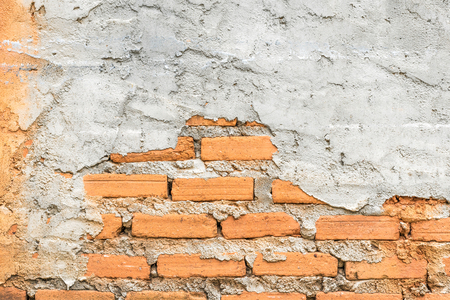 Old red brick wall textures and backgrounds. Can be use as background texture or wallpaper.の写真素材