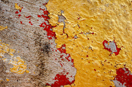Grunge and golden wall texture background. Decorative wall paint.Can be use for wallpaper or background texture.の写真素材