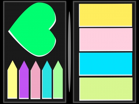 Post - it noteのイラスト素材