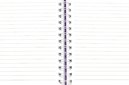 Image is blank lined notebookの写真素材