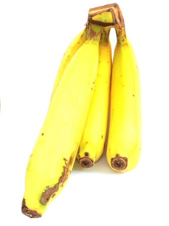 Heap of yellow bananas  Isolatedの写真素材