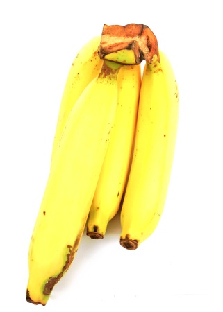 Heap of yellow bananas  Isolatedの写真素材