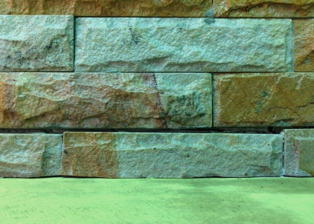 Background of brick wall textureの写真素材