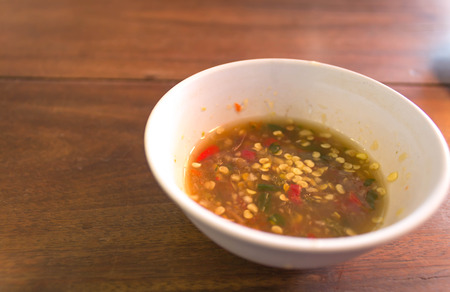 spicy thai sauce For Seafood,Thai styleの写真素材